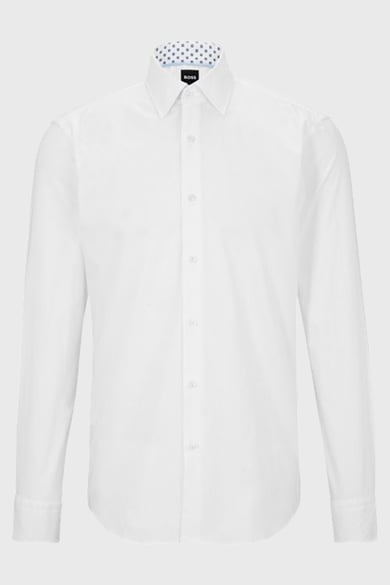 ΑΝΔΡΙΚΟ ΠΟΥΚΑΜΙΣΟ BOSS - 100 ΛΕΥΚΟ